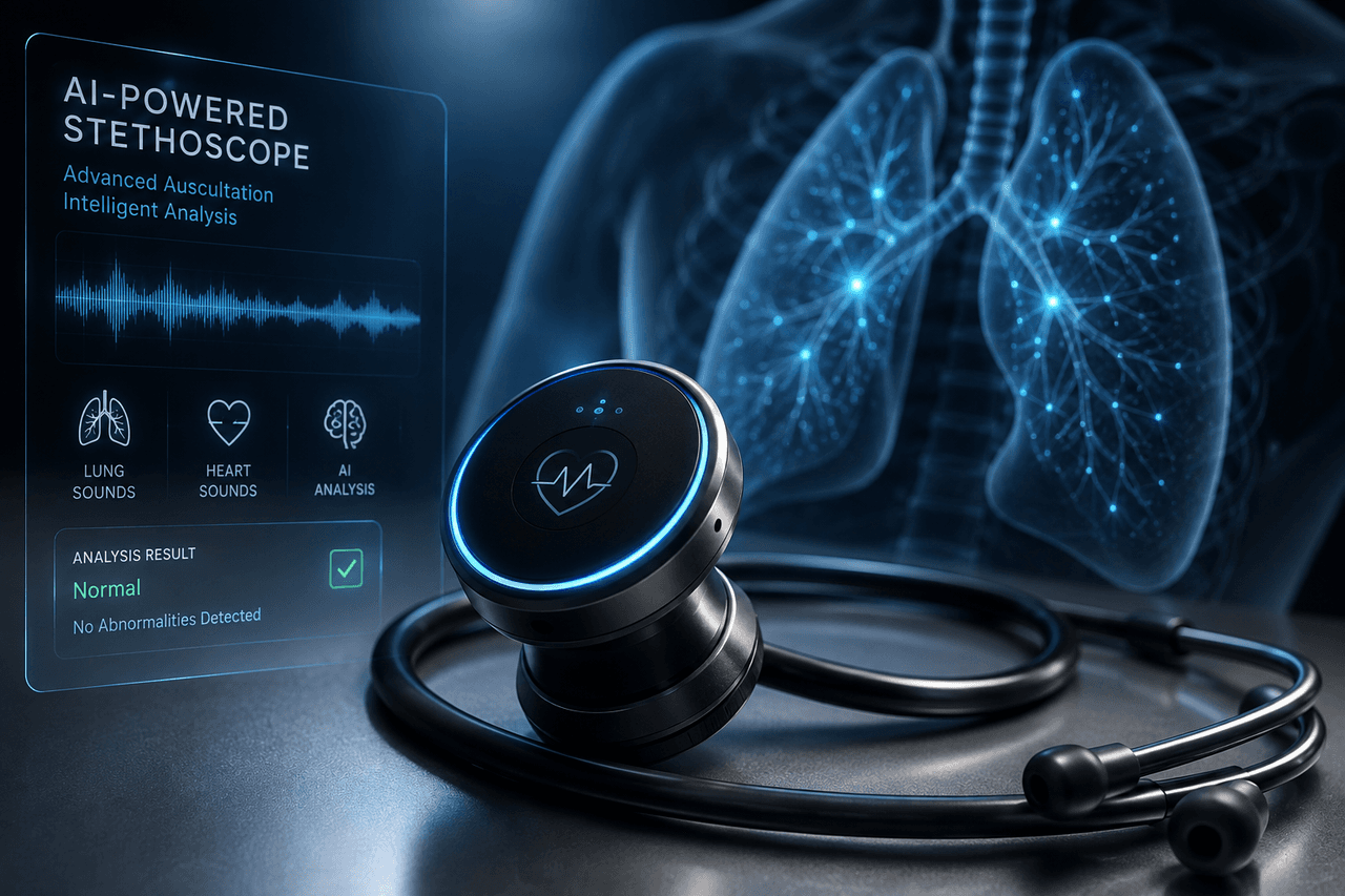 AI-Powered Stethoscope • Real-time Auscultation Sound Analysis